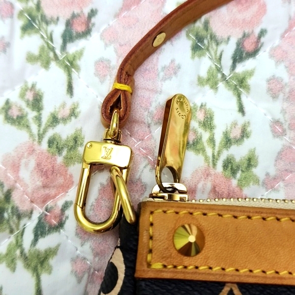 💎 Louis Vuitton Black Takashi Murakami Multicolor Monogram Pochette Bag - Picture 12 of 17